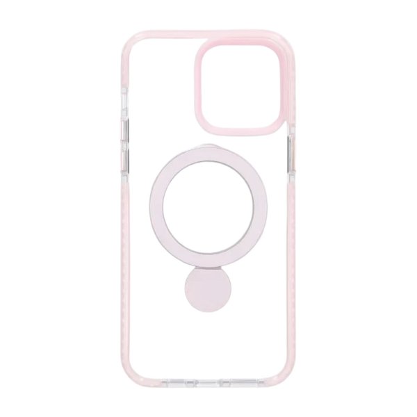 iPhone 13/iPhone 14 Cover Ring Stand MagSafe Lyserød