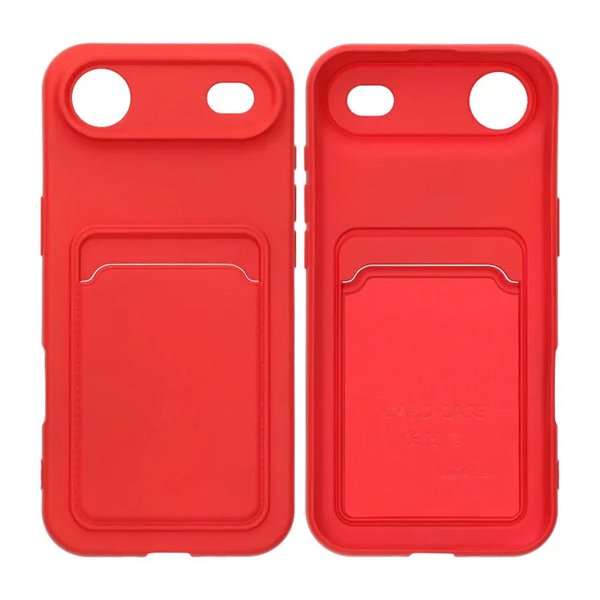 iPhone Air Cover Kortholder Rød