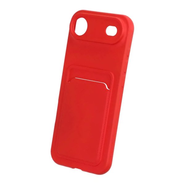 iPhone Air Cover Kortholder Rød