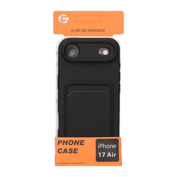 iPhone Air Cover Kortholder Sort