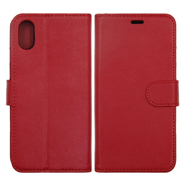 iPhone X/iPhone Xs Etui Aftageligt Cover Rød