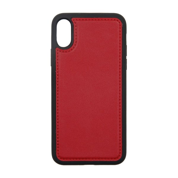 iPhone X/iPhone Xs Etui Aftageligt Cover Rød