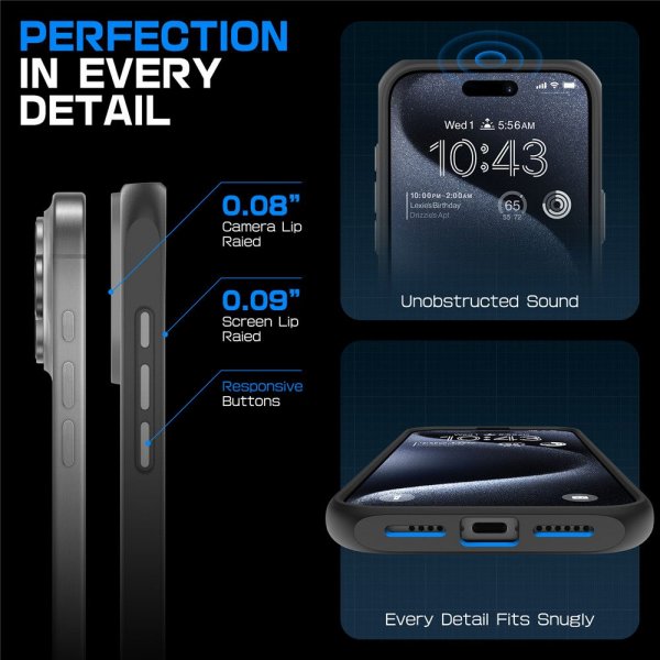 iPhone 16 Pro Max Cover UB Mag Grå