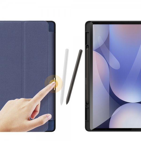 Samsung Galaxy Tab S9 Plus/S9 FE Plus/S10 Plus Etui Domo Series Blå