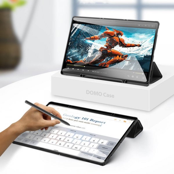 Samsung Galaxy Tab S8 Ultra/S9 Ultra/S10 Ultra Etui Domo Series Sort