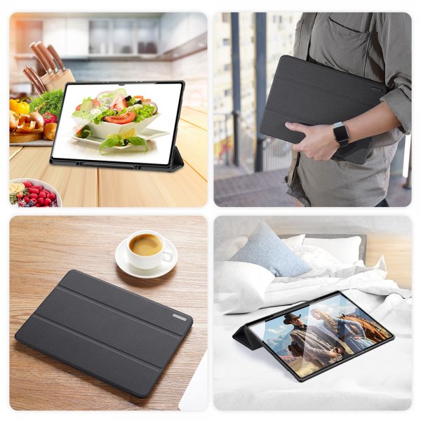 Samsung Galaxy Tab S8 Ultra/S9 Ultra/S10 Ultra Etui Domo Series Sort