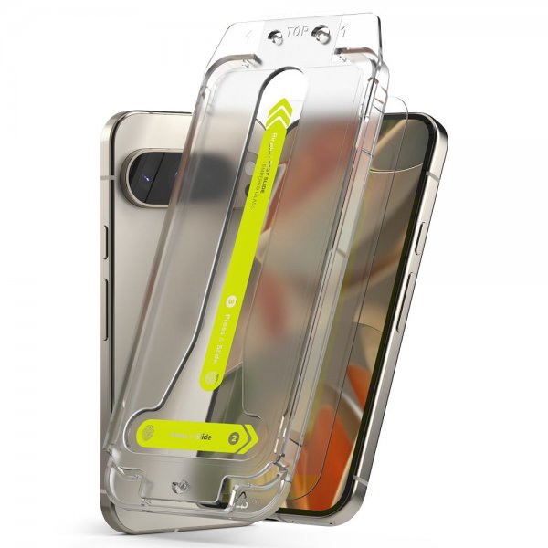 Google Pixel 9/Pixel 9 Pro Skærmbeskytter Easy Slide 2-pak