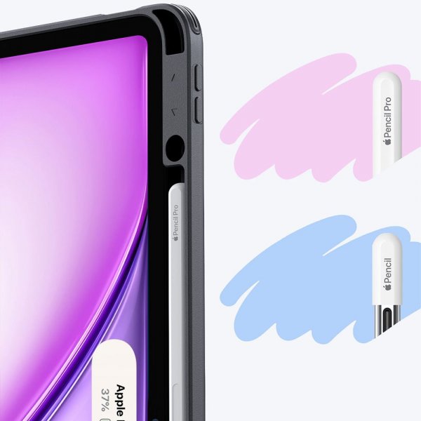 iPad Air 13 (M2/M3) Etui Flip Hybrid Sort