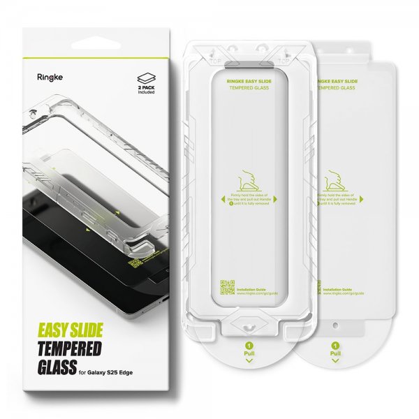 Samsung Galaxy S25 Edge Skærmbeskytter Easy Slide 2-pak