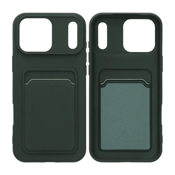 iPhone 17 Pro Max Cover Kortholder Grøn