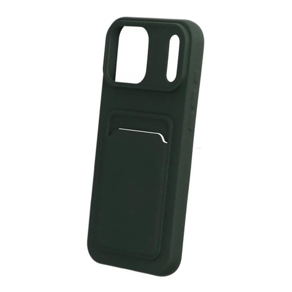iPhone 17 Pro Max Cover Kortholder Grøn