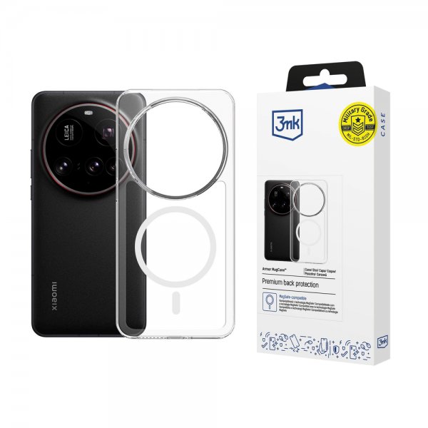 Xiaomi 15 Ultra Cover Armor MagCase Transparent