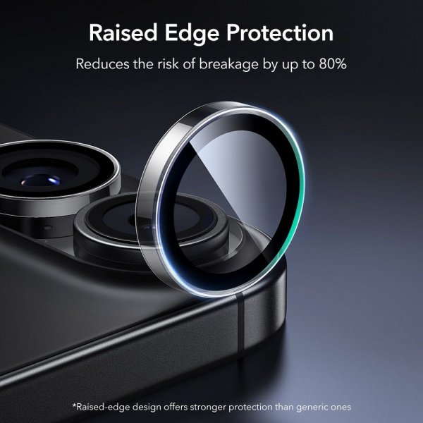 iPhone 16/iPhone 16 Plus/iPhone 17 Kamerabeskytter Armorite Transparent