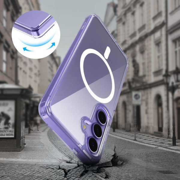 Samsung Galaxy A17 Cover FlexAir Hybrid MagSafe Transparent