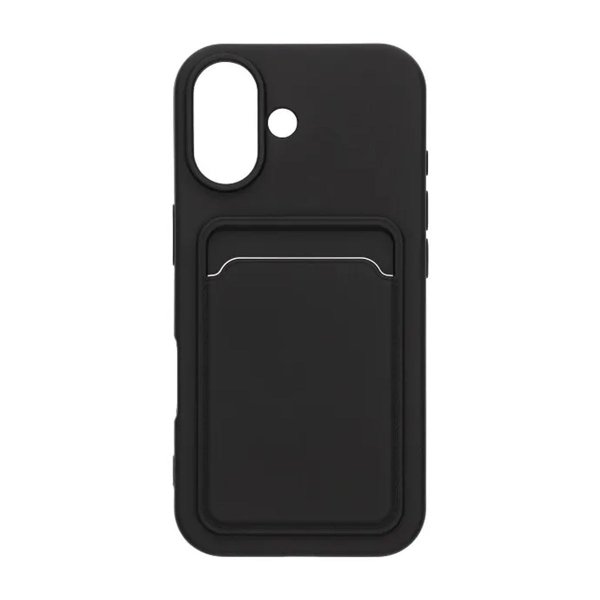 iPhone 17 Cover Kortholder Sort