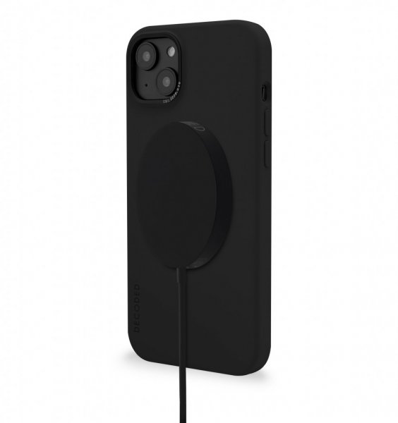 iPhone 14 Plus Cover Silicone Backcover Charcoal