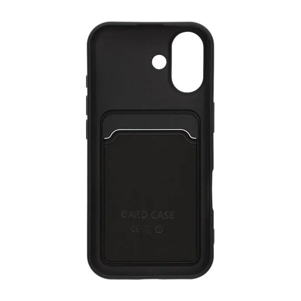 iPhone 17 Cover Kortholder Sort