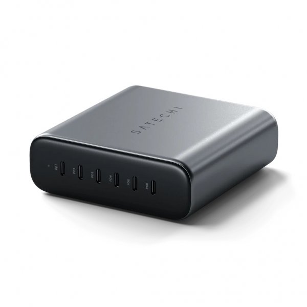 Oplader 200W USB-C 6-port GaN Charger