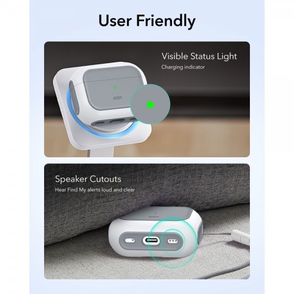 AirPods Pro 3 Cover Orbit Hybrid HaloLock Hvid