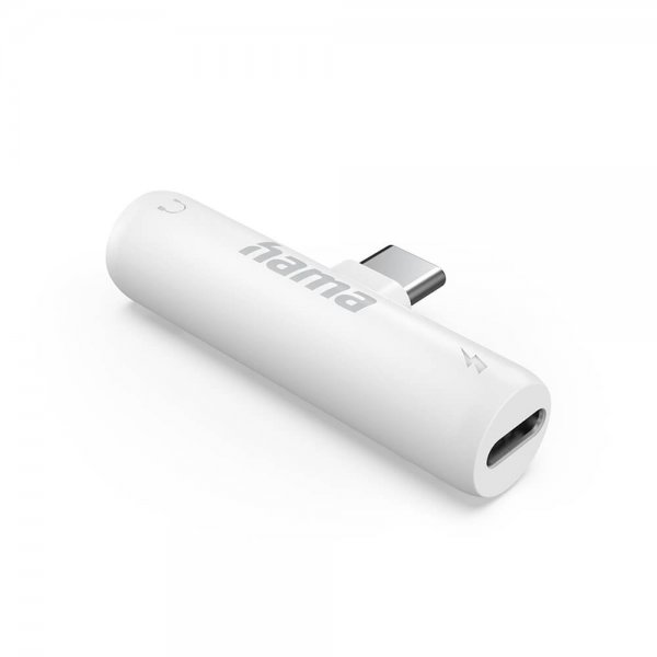 Lyd Adapter 2xUSB-C Hvid
