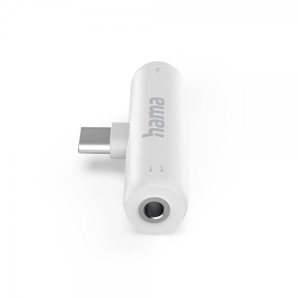 Lyd Adapter 2xUSB-C Hvid