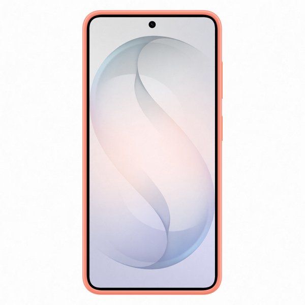 Original Galaxy S26 Plus Cover Silicone Magnet Case Coral Red