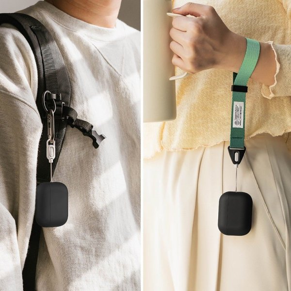 AirPods Pro 3 Cover Silikoni Sort