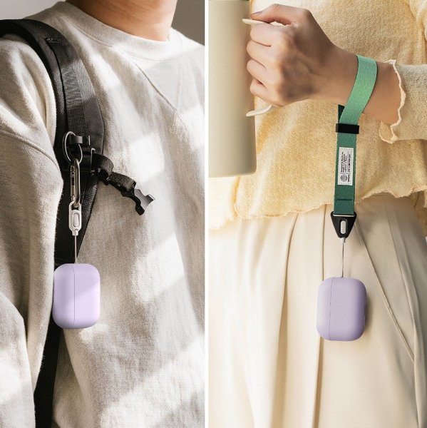 AirPods Pro 3 Cover Silikoni Lilla