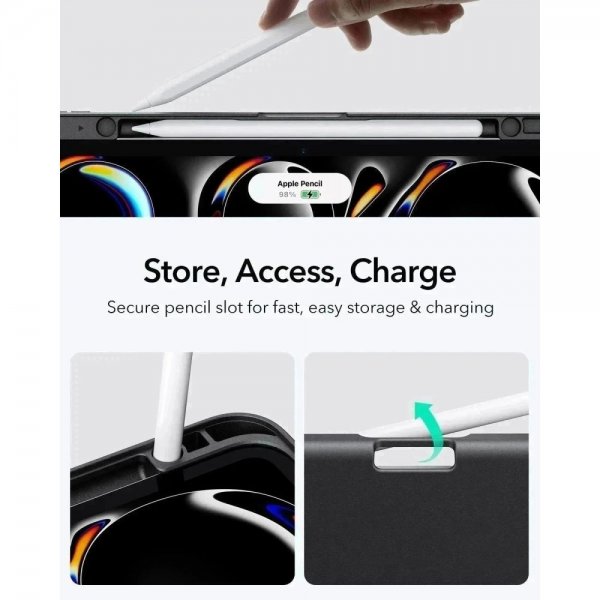 iPad Pro 11 (M4/M5) Etui Flip Hybrid Sort