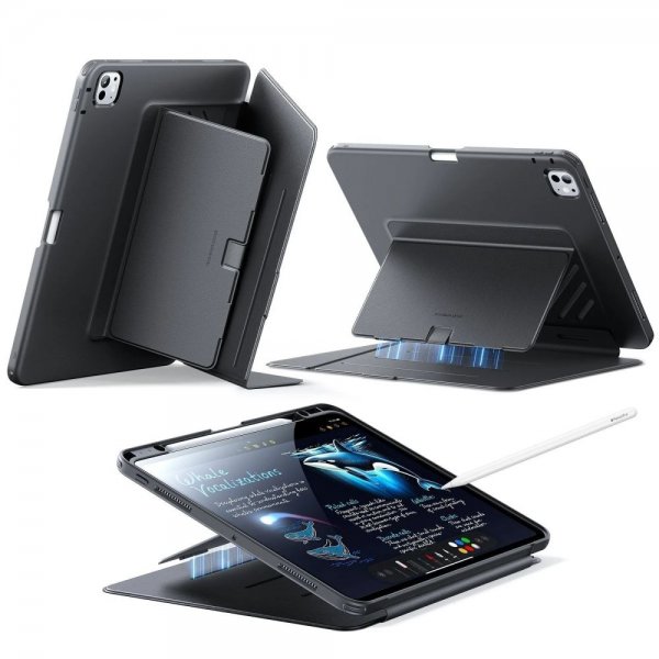 iPad Pro 13 (M4/M5) Etui Flip Hybrid Sort