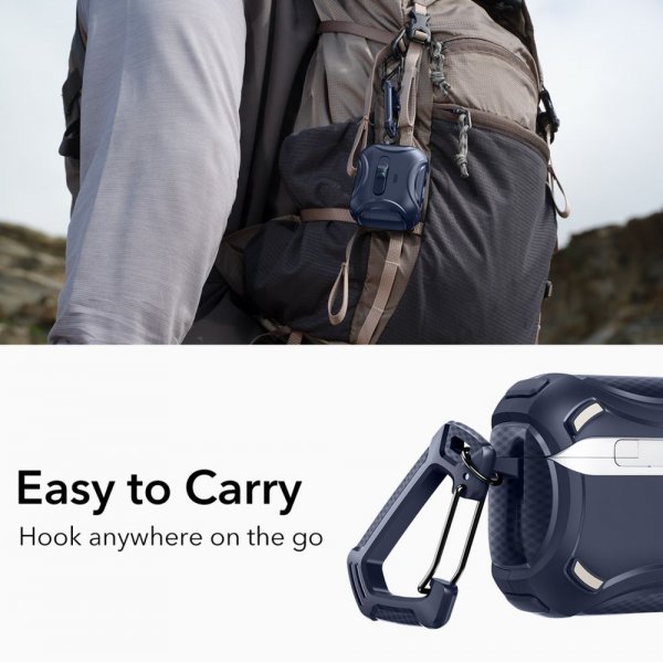 AirPods Pro 3 Cover Cyber ​​FlickLock MagSafe Blå