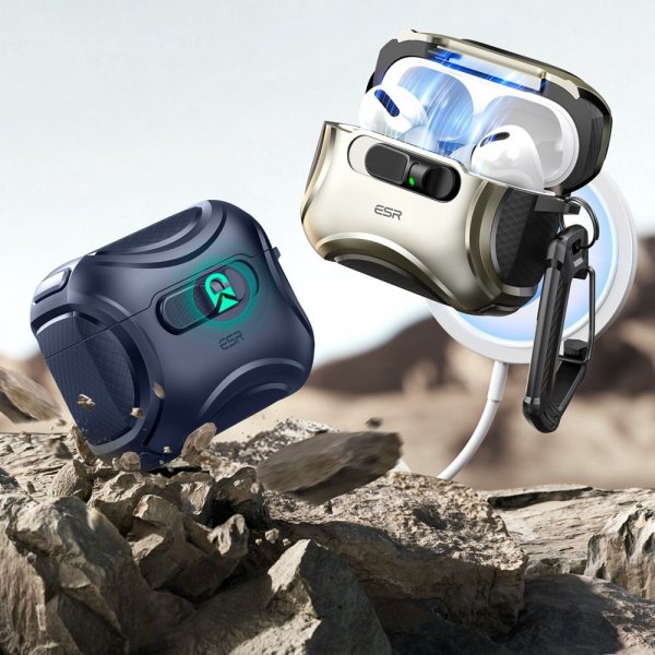 AirPods Pro 3 Cover Cyber ​​FlickLock MagSafe Blå