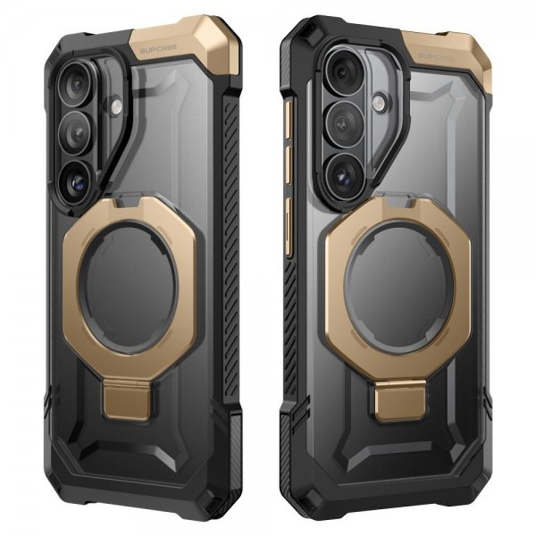 Samsung Galaxy S26 Cover UB Grip MagSafe Sort Guld