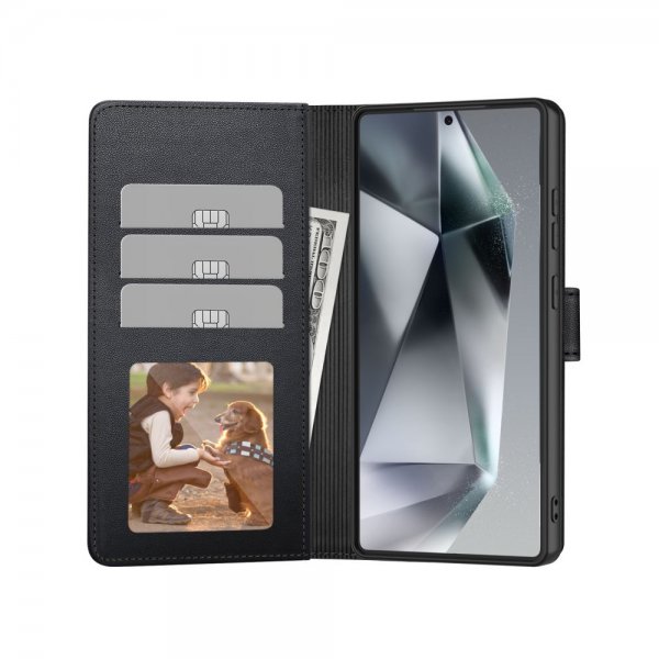 Samsung Galaxy A57 Etui Wallet Sort