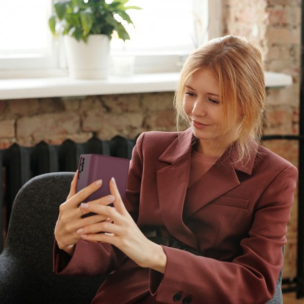 Samsung Galaxy A57 Etui Wallet Rød