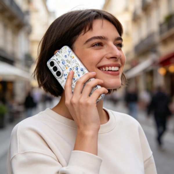 Samsung Galaxy A57 Cover FlexAir Blomstermønster