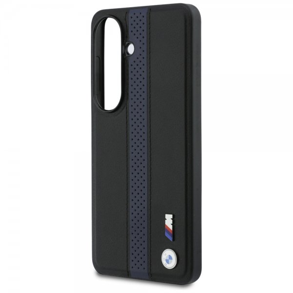 Samsung Galaxy S26 Cover Perforated Stripe MagSafe Sort Blå