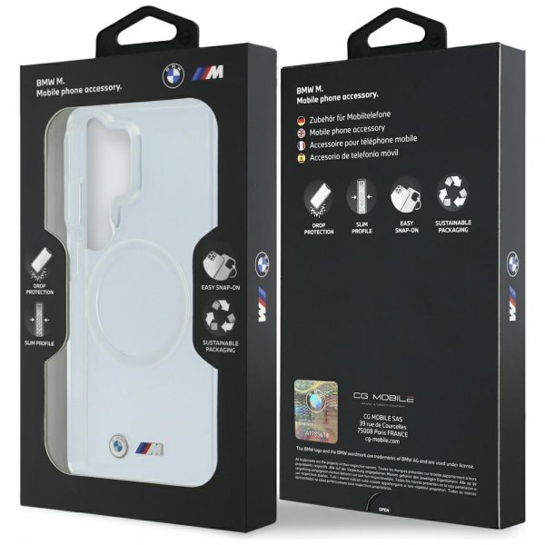 Samsung Galaxy S26 Ultra Cover Metal Logo MagSafe Transparent