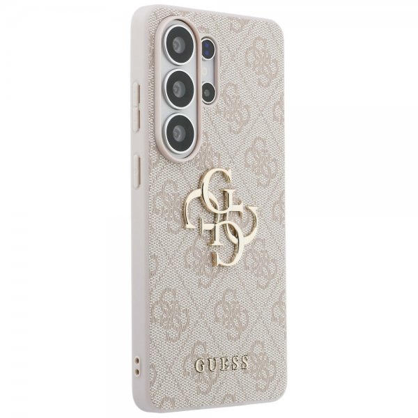 Samsung Galaxy S26 Ultra Cover 4G Metal Logo Lyserød