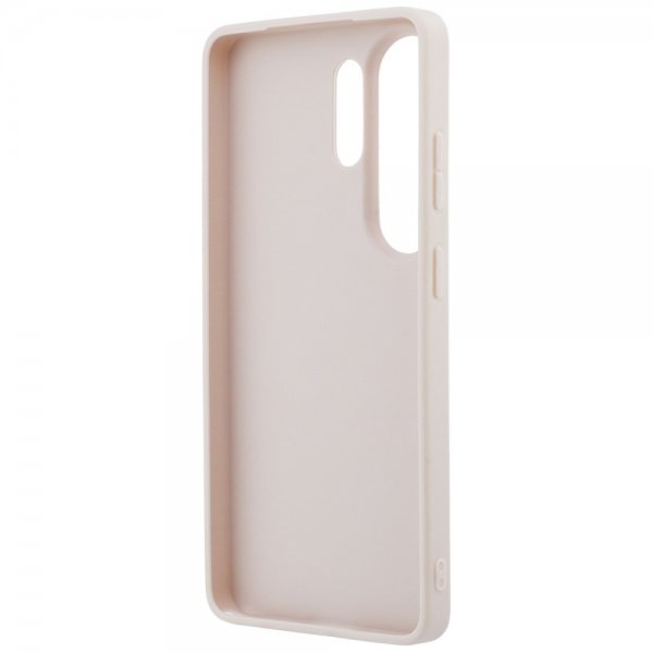 Samsung Galaxy S26 Ultra Cover 4G Metal Logo Lyserød