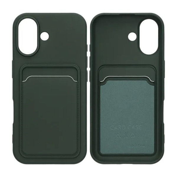 iPhone 17 Cover Kortholder Grøn