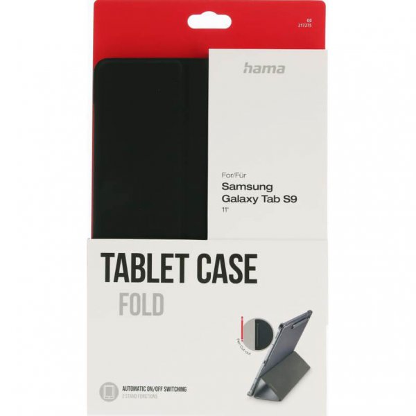 Samsung Galaxy Tab S9 Etui Tablet Case Fold Sort