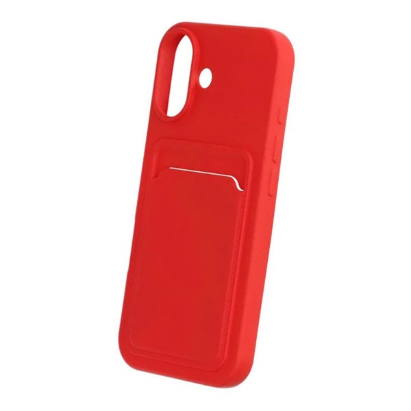 iPhone 17 Cover Kortholder Rød