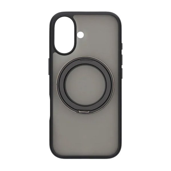 iPhone 17 Cover Roterbart Stativ Sort