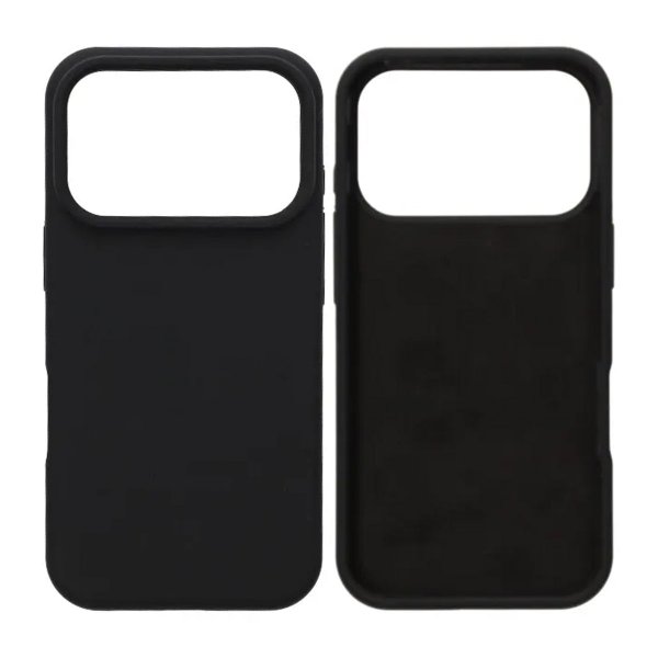 iPhone 17 Pro Cover Liquid Silicone Sort