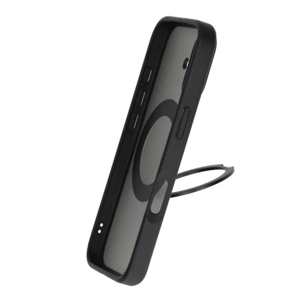 iPhone 17 Cover Roterbart Stativ Sort