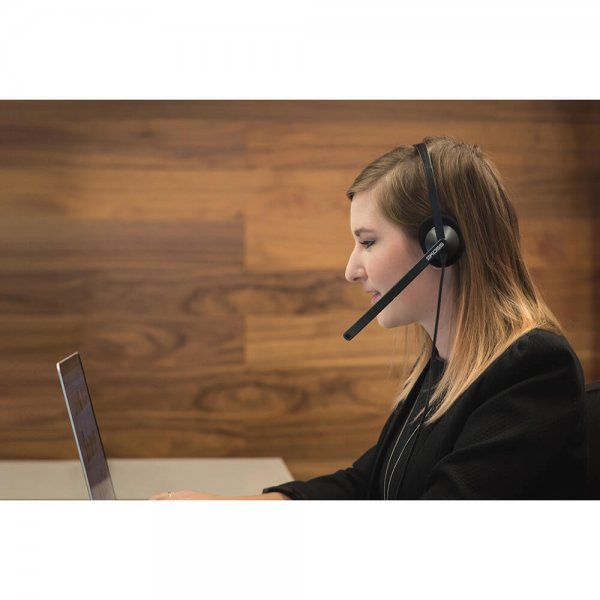 Headset CS295 Mono On-Ear Mic USB Sort