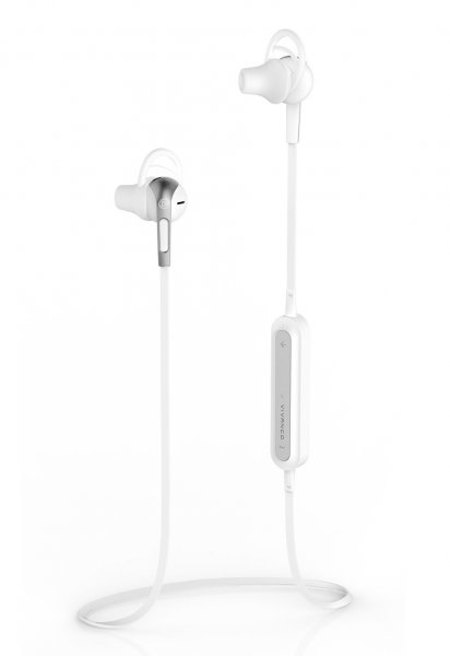 Trådløse hovedtelefoner Sport Air Fitness Bluetooth øretelefoner hvid