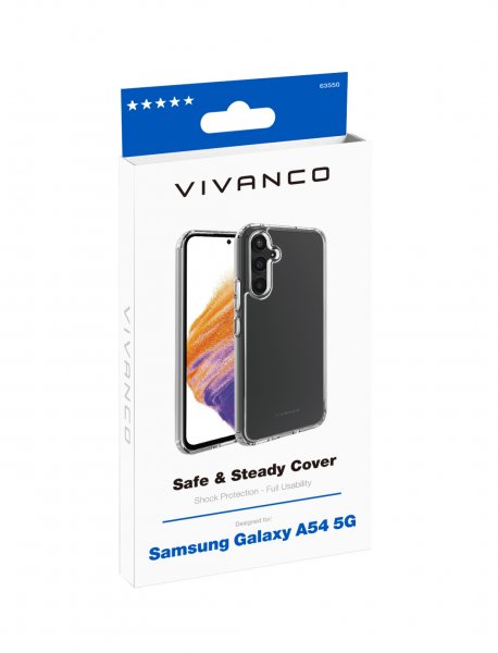 Samsung Galaxy A54 5G Cover Safe & Steady Transparent