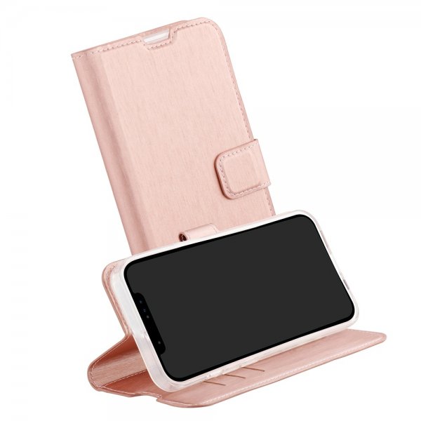 iPhone 15 Pro Etui Classic Wallet Roseguld